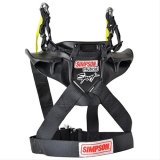 Simpson Hybrid Sport Restraints HSMED11 Head and Neck Restraint System, Sport, Sliding Tether and Quick-release Tether, Quick-release Anchor, SFI 38.1, Medium, Each thumbnail 2