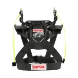 Simpson Hybrid Sport Restraints HSMED11 Head and Neck Restraint System, Sport, Sliding Tether and Quick-release Tether, Quick-release Anchor, SFI 38.1, Medium, Each thumbnail 3