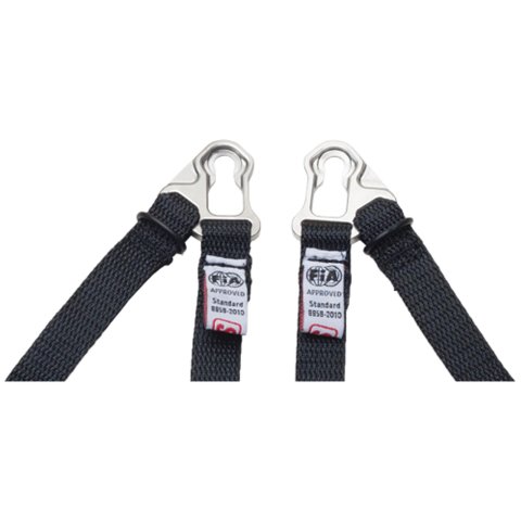 Simpson Racing Head and Neck Restraint Parts & Accessories HYPA Hybrid Post Clip Tether Set- Pair thumbnail 1