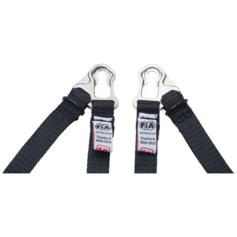 Simpson Racing Head and Neck Restraint Parts & Accessories HYPA Hybrid Post Clip Tether Set- Pair thumbnail 2