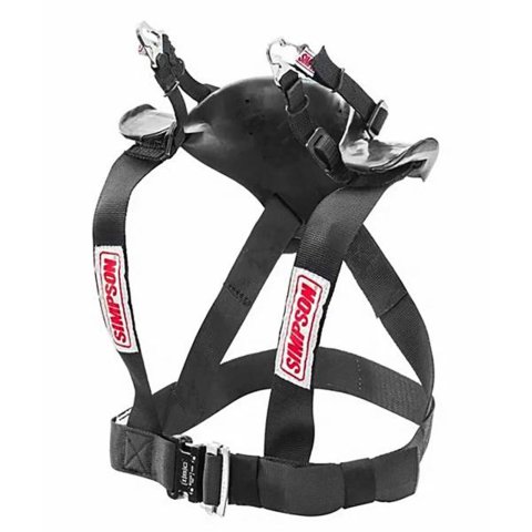 Simpson Hybrid Sport Restraints HSLRG11PA Head and Neck Restraint Systems, Sport, In-seat Model, Sliding Tether and Post Clip Tether, Post Anchor, SFI 38.1, Large, Each thumbnail 8