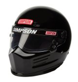 Simpson SA2020 Super Bandit Series Helmets 7210032 Helmet, Bandit, Full Face, Gloss Black, Snell SA2020, Large, Each thumbnail 2