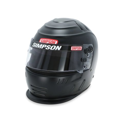 Simpson SA2020 Speedway Shark Series Helmets 7707588 Helmet, Shark, Full Face, Matte Black, Snell SA2020, X-Large, Each