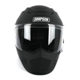Simpson Speed Bandit Series Helmets SPBL3 Helmet, Series, Full Face, EPS Liner, Matte Black, ECE approved, Large, Each thumbnail 2