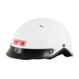Simpson Shorty Helmets 9430041 Helmet, Half, Crew, X-Large, EPS Liner, White, Gloss, Each thumbnail 8