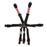 Simpson Double Pull Down Latch and Link SFI 7-Point Harness 12LD7WC Harness, Complete, Latch. 7 Point, 2.00 Should Belt, 2.00 Lap Belt, Individual-Type, Clip-In, Floor/Roll Bar Mount, Black, Each thumbnail 6