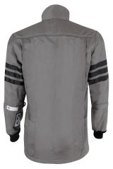 Simpson Racing Classic SFI-5 Jackets C405114 Driving Jacket, Double Layer Satin/Twill, Nomex, Small, Arm Restraints, Gray with Black Stripes, Each thumbnail 2
