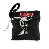 Simpson Mini Dragster Parachutes 42082BK Parachute, Dragster, 6 ft. Diameter, Black, Each thumbnail 5
