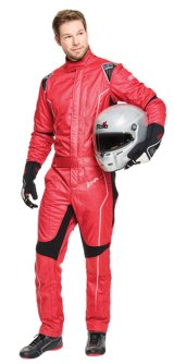 Simpson Racing Driving Suits DNA02101 DNA STD 3 LYR SUIT SMALL BLACK thumbnail 1