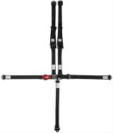 Simpson D3 Off-Road 5-Point Harness 3B22PIKX Racing Harness, Restraint System, 5-point, Latch, Pull Down, Polyester, Black, Shoulder Pads, 55 in. Length, Each thumbnail 1