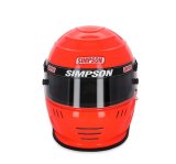 Simpson SA2020 Speedway Shark Series Helmets 770714S Helmet, Shark, Full Face, Safety Orange, Gloss, Snell SA2020, Medium, Each thumbnail 2