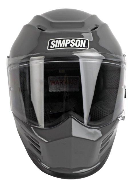 Simpson Speed Bandit Series Helmets SPBS4 Helmet, Bandit, Full Face, Gray, Armor, Gloss Finish, Small, Each thumbnail 2