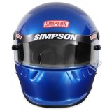 Simpson SA2020 SD1 Series Helmets 7950005 Helmet, 2020, Full Face, Blue, Gloss Finish, Snell SA2020, X-Small, Each thumbnail 3