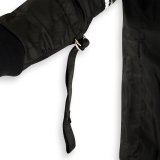 Simpson Racing Classic SFI-5 Jackets C402214 Driving Jacket, Double Layer, Satin/Twill, Nomex®, Medium, Black with White Stripes, with Arm Restraints, Each thumbnail 2