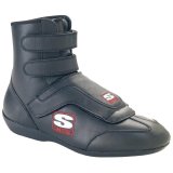 Simpson Stealth Sprint Shoes SP950BK Driving Shoes, Sprint, High-Top, Leather, Nomex Liner, Black, Men's 9 1/2, Pair thumbnail 8
