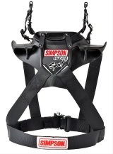 Simpson Hybrid Sport Restraints HSLRG11M61 Head and Neck Restraint Systems, Restraints, Sliding Tether and Dual End Tether, Post Anchor, SFI 38.1, Large, Each thumbnail 2