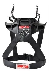 Simpson Hybrid Sport Restraints HSLRG11M61 Head and Neck Restraint Systems, Restraints, Sliding Tether and Dual End Tether, Post Anchor, SFI 38.1, Large, Each thumbnail 4