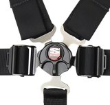 Simpson Black Series 5-Point Harness 29110BKR1X Harness, Complete, Camlock, Individual-Type, Bolt-In, Floor Mount, Black, Hardware, Each thumbnail 2