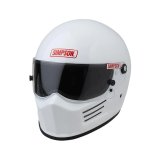 Simpson Bandit Series Helmets 7200001 Helmet, Bandit, Full Face, White, Gloss Finish, Snell SA2020, X-Small, Each thumbnail 3