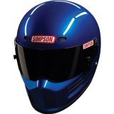 Simpson SA2020 Super Bandit Series Helmets 7210045 Helmet, Bandit, Full Face, Gloss Blue, Snell SA2020, X-Large, Each thumbnail 2