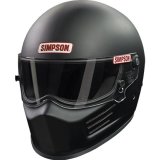 Simpson Bandit Series Helmets 7200048 Helmet, Bandit, Full Face, Black, Matte Finish, Snell SA2020, X-Large, Each thumbnail 1