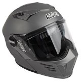 Simpson MOD Bandit Series Helmets M59S4 Helmet, Bandit, Full Face, Gray, Alloy, Matte Finish, Small, Each thumbnail 1
