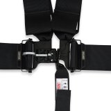 Simpson Latch & Link Off-Road 5-Point Harness D3LD5WBP Racing Harness, Restraint, 5-point, Polyester, 3 in., Bolt-In, Black, Pull Down, Pads, Each thumbnail 1