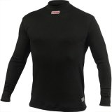 Simpson CarbonX Underwear Shirts 20600Z Fire Retardant Shirts, Long Sleeve, CarbonX, Black, Men's 2X-Large, SFI 3.3/1, Each thumbnail 2
