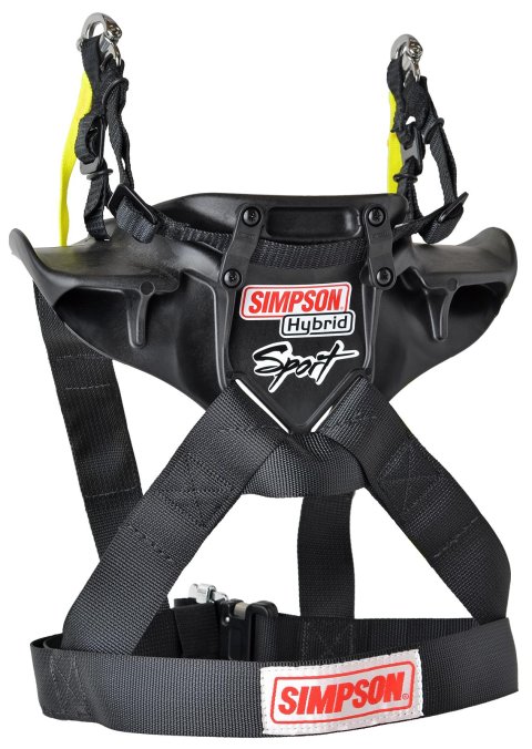 Simpson Hybrid Sport Restraints HSYTH11 Head and Neck Restraint Systems, Restraints, Quick-disconnect Tether, Quick-release Anchor, SFI 38.1, Youth, Each thumbnail 2
