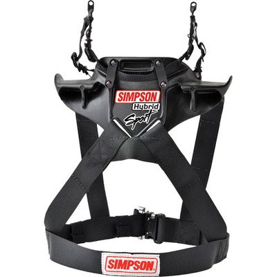 Simpson Hybrid Sport Restraints HSYTH11 Head and Neck Restraint Systems, Restraints, Quick-disconnect Tether, Quick-release Anchor, SFI 38.1, Youth, Each thumbnail 4