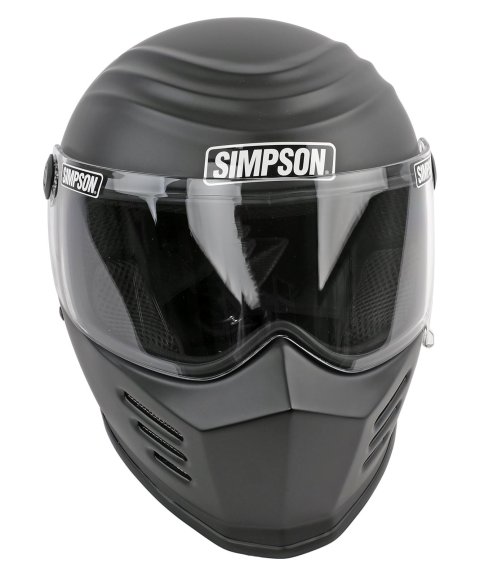 Simpson Racing Outlaw Bandit Series Helmets 28315M8 Helmet, Series, Full Face, EPS Liner, Matte Black, M2015, Medium, Each thumbnail 2