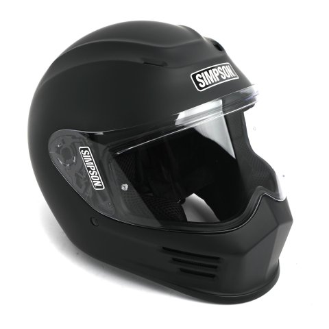Simpson Speed Bandit Series Helmets SPBXL3 Helmet, Series, Full Face, EPS Liner, Matte Black, ECE approved, X-Large, Each thumbnail 1