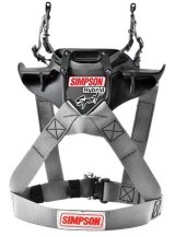 Simpson Racing Head and Neck Restraint Systems HSSML11S HYBRID SPORT SML 11 SILVER thumbnail 2