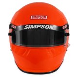 Simpson SA2020 SD1 Series Helmets 795003S Helmet, 2020, Full Face, Safety Orange, Gloss Finish, Snell SA2020, Large, Each thumbnail 3
