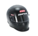 Simpson SA2020 SD1 Series Helmets 7950058 Helmet, 2020, Full Face, Black, Matte Finish, Snell SA2020, 2X-Large, Each thumbnail 6