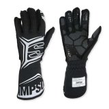 Simpson Magnata Racing Gloves MGXK Driving Gloves, Gloves, One Layer, Nomex®, Black/Gray, FIA 8856-2018, SFI 3.5/5, X-Large, Pair thumbnail 5