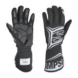 Simpson Magnata Racing Gloves MGXK Driving Gloves, Gloves, One Layer, Nomex®, Black/Gray, FIA 8856-2018, SFI 3.5/5, X-Large, Pair thumbnail 6