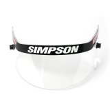 Simpson Replacement Helmet Shields 89500B Visor, Plastic, Clear, SD1 Bandit Series, Each thumbnail 1