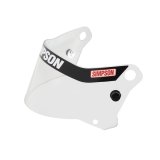 Simpson Replacement Helmet Shields 89500B Visor, Plastic, Clear, SD1 Bandit Series, Each thumbnail 2