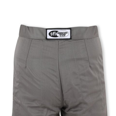 Simpson Racing Classic SFI-5 Pants SF55313 Driving Pants, SFI-5, Satin/Twill , Multiple Layers, Nomex, Gray, SFI 3.2A/15, Men's Large, Each