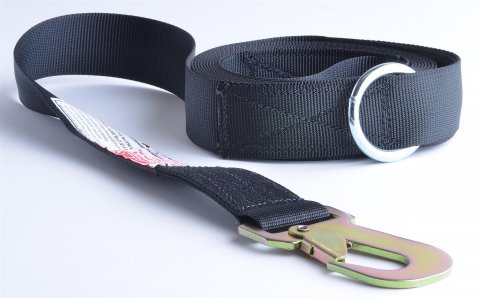 Simpson Tow Straps 35008BK Strap, Polyester, Black, 2.0 in. Width, 15 ft. Length, 4,800 lbs. Rated, Metal Ring Ends, Each thumbnail 2