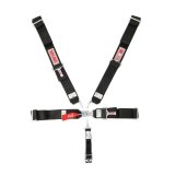 Simpson Latch & Link 5-Point Harness 29075BK Racing Harnesses, and Link, SFI 16.1, 5-Point, Complete Harness, Black, Pull Down Adjustment, Polyester, Each thumbnail 2