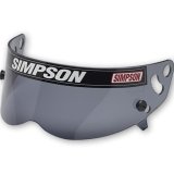 Simpson Racing Helmet Shields 84501 VENATOR SHIELD- DARK SMOKE thumbnail 1