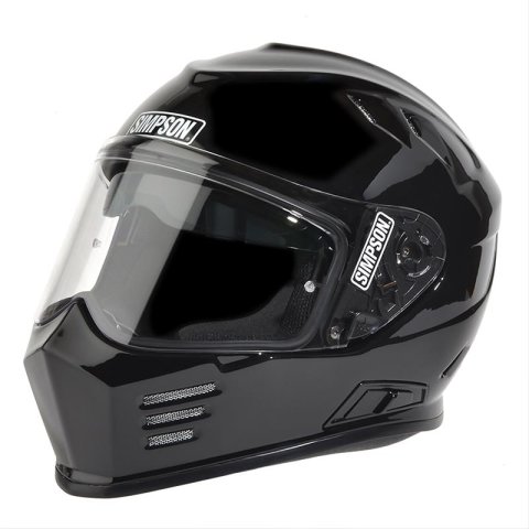 Simpson Ghost Bandit Helmets GBDXX2 Helmet, Bandit, Full Face, Polyester Liner, Gloss Black, ECE 22.05, 2X-Large, Each thumbnail 2