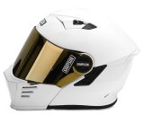 Simpson MOD Bandit Series Helmets M59L1 Helmet, Ghost Bandit, Modular, Polyester Liner, Gloss White, Large, Each thumbnail 1