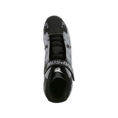Simpson DNA X2 Driving Shoes DX2100K Shoes, X2, Mid-top, Nomex® Liner, Leather Outer, Blackout, SFI 3.3/5, US Mens Size 10, Pair thumbnail 9