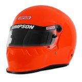 Simpson SA2020 SD1 Series Helmets 795005S Helmet, 2020, Full Face, Safety Orange, Gloss Finish, Snell SA2020, 2X-Large, Each thumbnail 6