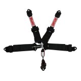 Simpson Double Pull Down Latch and Link SFI 5-Point Harness 132LD5WC Harness, Complete, Latch. 5 Point, 2.00/3.00 Should Belt, 3.00 Lap Belt, Individual-Type, Clip-In, Floor/Roll Bar Mount, Black, Each thumbnail 6
