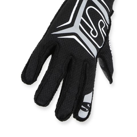 Simpson Magnata Racing Gloves MGLK Driving Gloves, Gloves, One Layer, Nomex®, Black/Gray, FIA 8856-2018, SFI 3.5/5, Large, Pair thumbnail 3