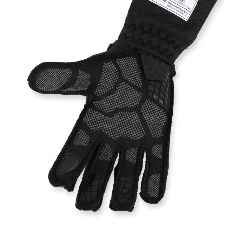Simpson Magnata Racing Gloves MGLK Driving Gloves, Gloves, One Layer, Nomex®, Black/Gray, FIA 8856-2018, SFI 3.5/5, Large, Pair thumbnail 4
